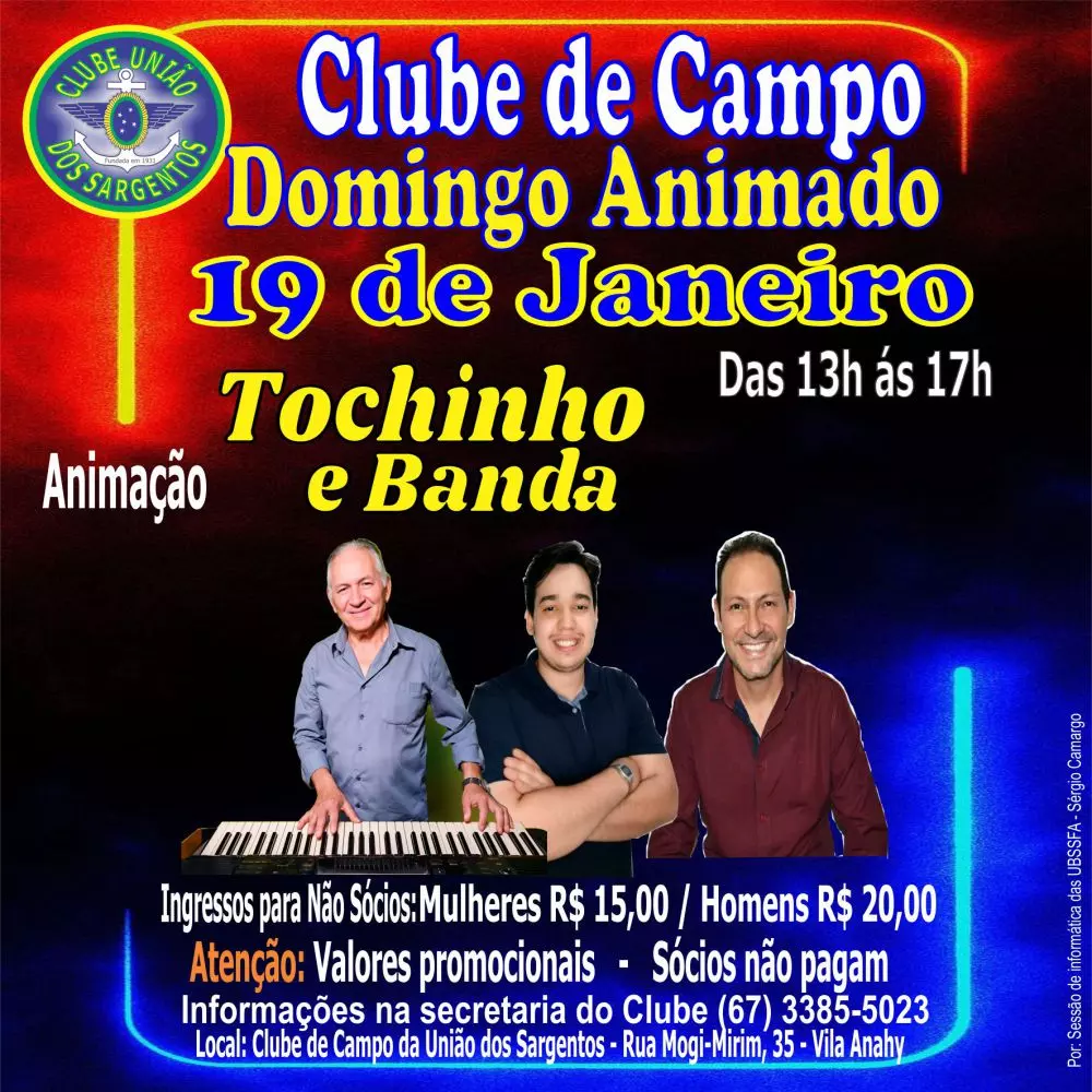 Domingo Animado no Clube de Campo 19/01/2025